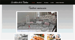 Desktop Screenshot of les-delices-de-la-medina.fr